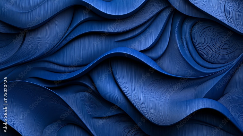 Dark Navy Blue Abstract Wave Background Texture Dark Navy Blue Abstract Wave Background Texture