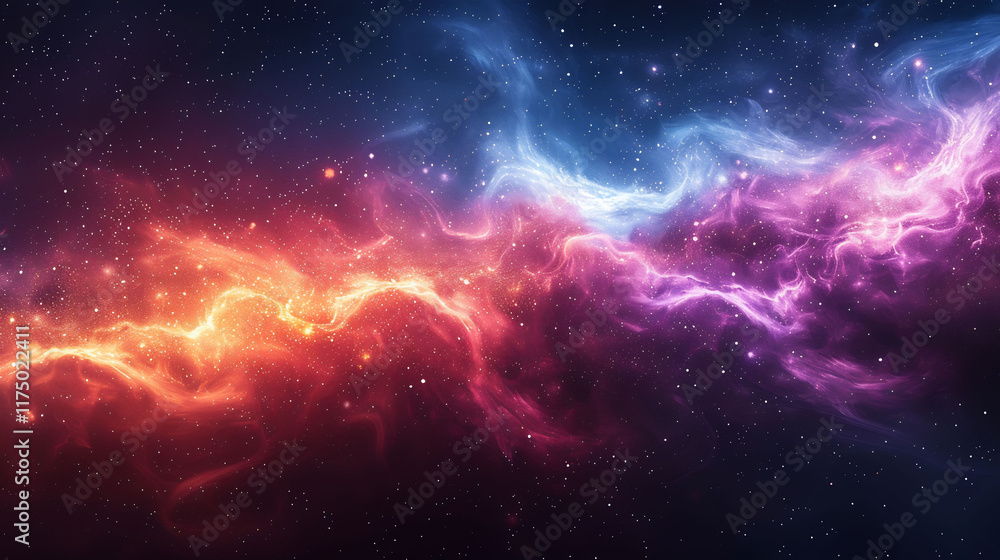 Gradient background shifting from deep purples to bright blues with a subtle starry texture Gradient background shifting from deep purples to bright blues with a subtle starry texture