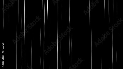 Radial Comic Light Speed Lines Moving. anime speed line background animation on black. powerful speed lines.