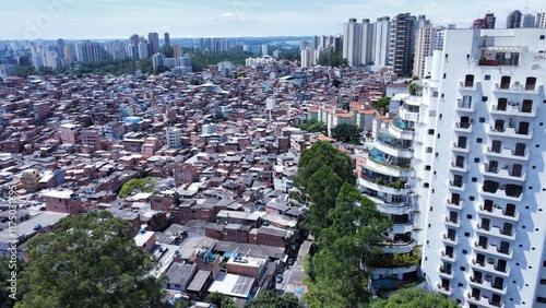 December 25, 2024 social inequality in Brazil. community of Paraisópolis, São Paulo