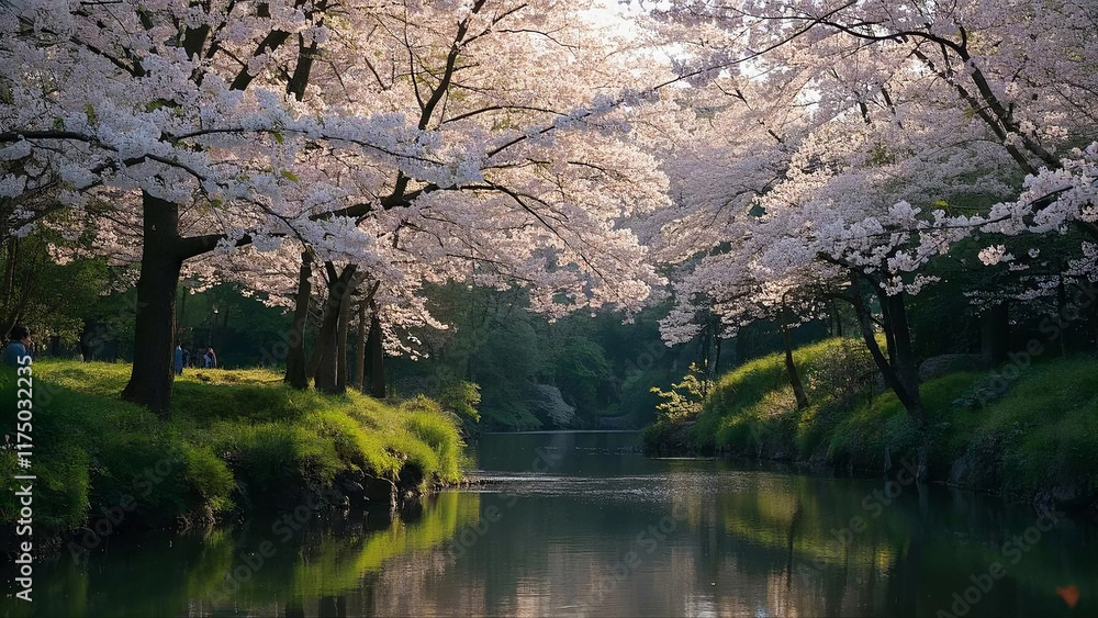 Spring cherry blossoms at West Lake in Hangzhou, China Spring cherry blossoms at West Lake in Hangzhou, China