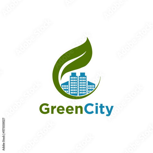 Green City Logo Design Modern