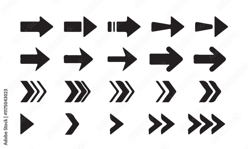 Black vector arrows icons set.Arrow. Cursor. Collection different arrows sign. Black vector arrows icons. Modern simple arrows. Vector illustration eps 10 Black vector arrows icons set.Arrow. Cursor. Collection different arrows sign. Black vector arrows icons. Modern simple arrows. Vector illustration eps 10