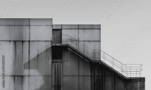 Minimalist photo of modern building photo