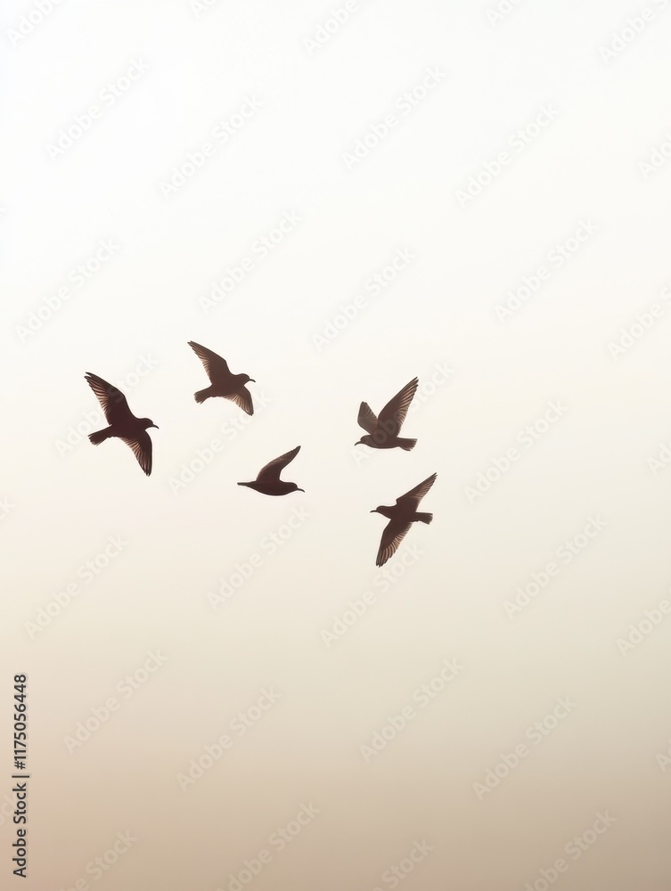 Fototapeta premium Korean winter migratory birds 