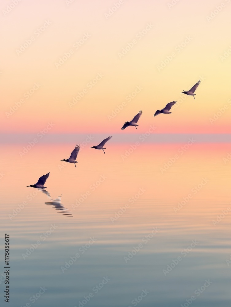 Fototapeta premium Korean winter migratory birds 