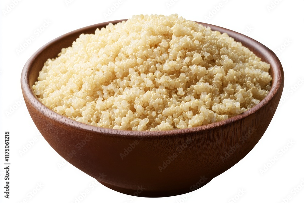 A beautifully arranged bowl of couscous showcases its fluffy texture and unique grains. Ideal for healthy meals or Mediterranean dishes. Generative AI A beautifully arranged bowl of couscous showcases its fluffy texture and unique grains. Ideal for healthy meals or Mediterranean dishes. Generative AI