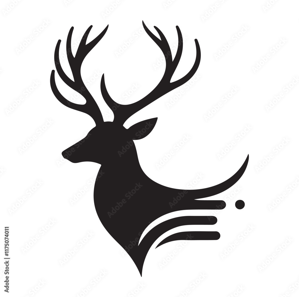 Deer Vector silhouette Deer Vector silhouette