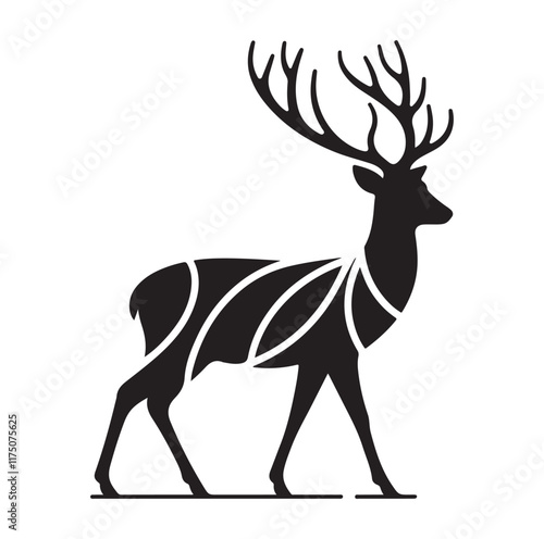 Deer Vector silhouette