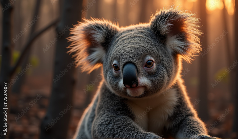 Fototapeta premium koala bear in tree