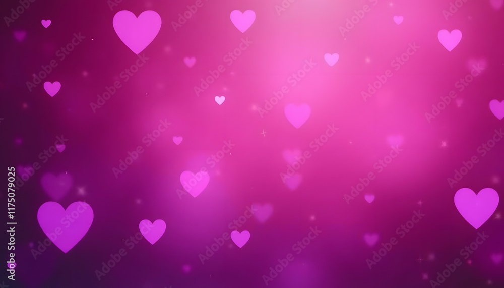 Purple abstract background with hearts Purple abstract background with hearts