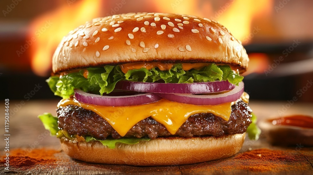 Smoky BBQ Burger: A Grilled Gourmet Delight