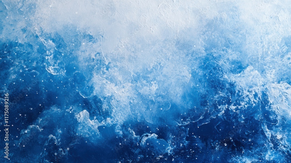 Fototapeta premium Abstract winter background featuring a natural snow surface with soft textures, ideal for web banners or headers with copy space