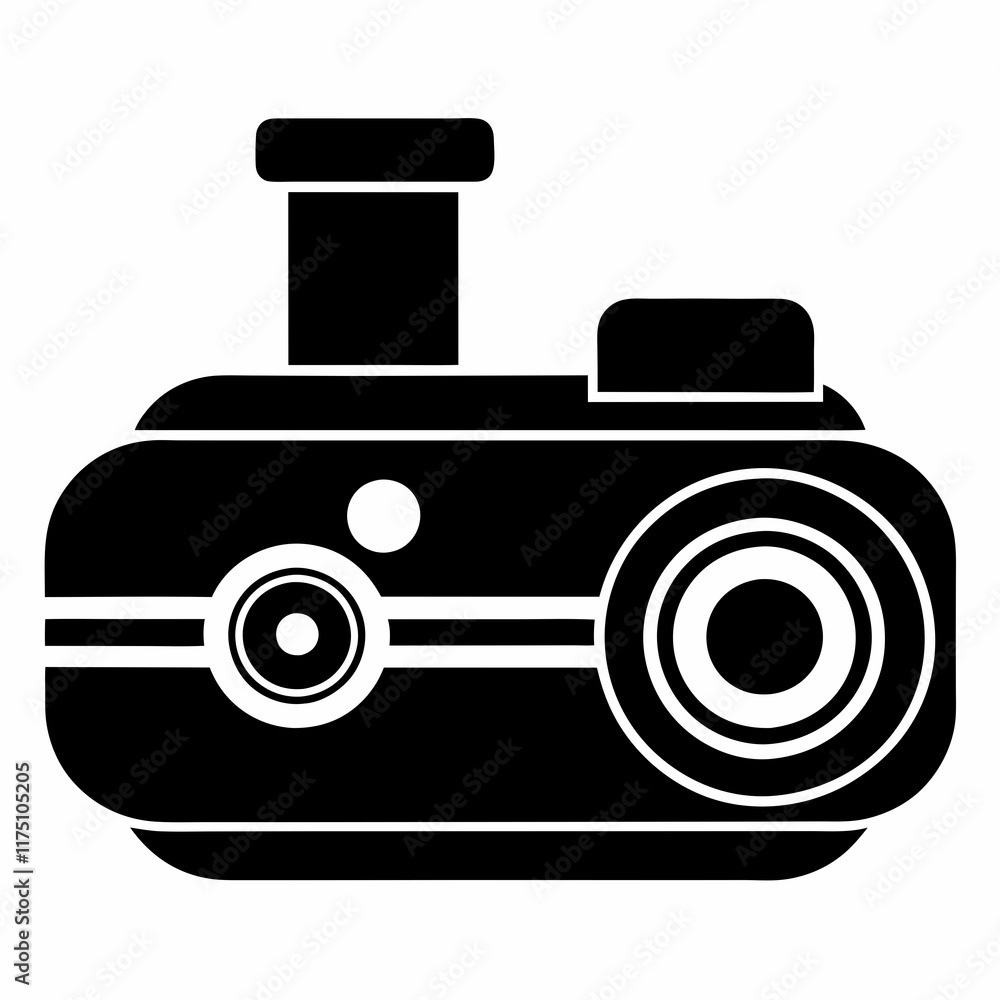 Dashcam Silhouette Vector Design Dashcam Silhouette Vector Design