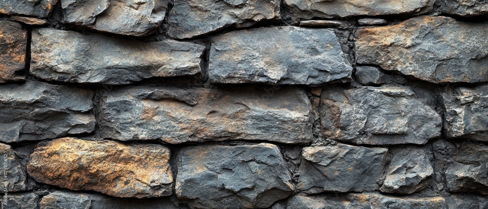 Textured stone wall composed of irregularly shaped rocks in earthy tones. Textured stone wall composed of irregularly shaped rocks in earthy tones.