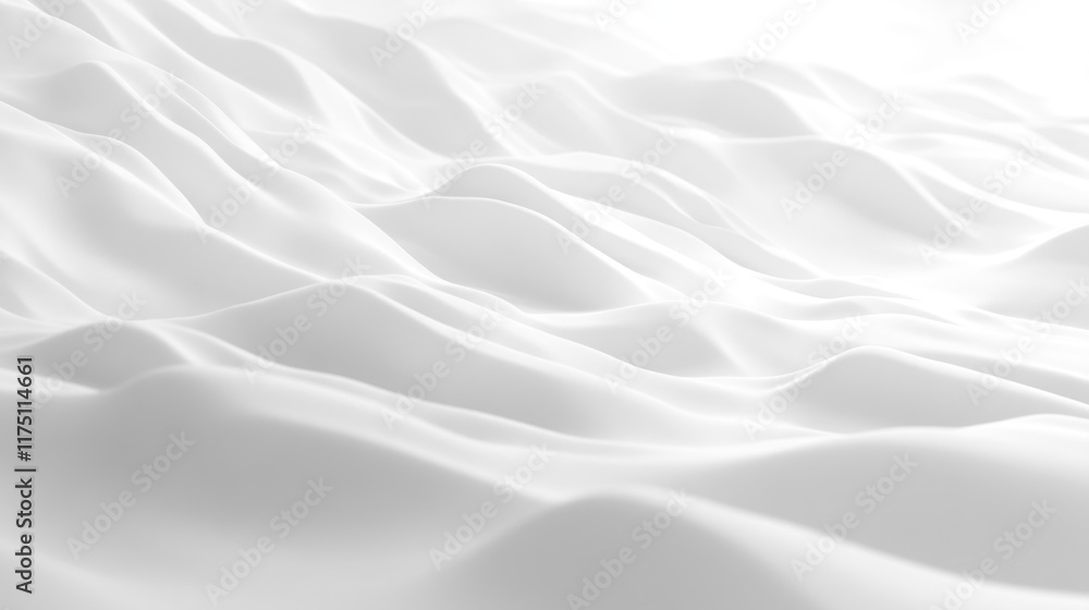 Natural snow surface with soft textures and gentle shadows, creating a white abstract winter background with copy space for a web banner Natural snow surface with soft textures and gentle shadows, creating a white abstract winter background with copy space for a web banner