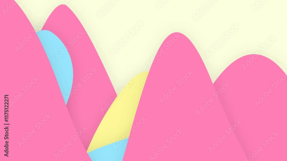 Cute colorful cartoon animated abstract background Cute colorful cartoon animated abstract background