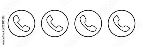 Call icon vector isolated on white background. Phone icon vector. mobile phone. telephone icon