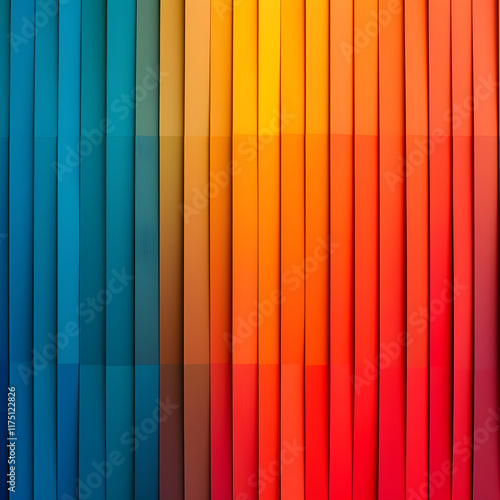 Wallpaper Mural Aesthetic Hue Gradient Swatches Displaying Smooth Color Transitions from Vibrant Warm Tones to Calming Cool Shades Torontodigital.ca