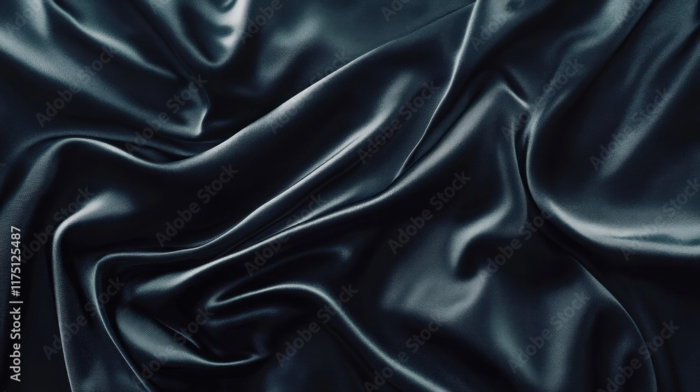 custom made wallpaper toronto digitalTop view of dark green satin silk with elegant folds and a shiny finish, creating a sophisticated background with space for text in wide format