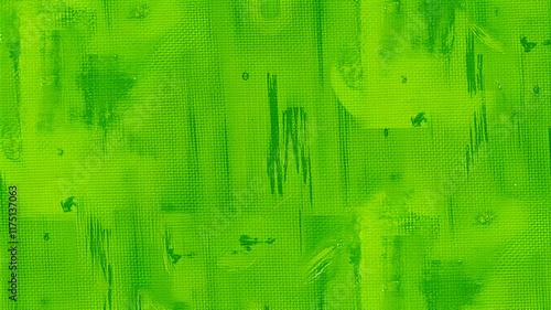 Green canvas pattern, oil paint texture, background texture, authentic painting look. Generative AI