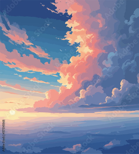 creative sky vector file