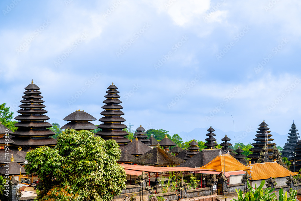 Bali, Indonesia - October 22, 2024:Pura Agung Besakih temple complex, Besakih. The most important Hindu temple in Bali. Bali, Indonesia - October 22, 2024:Pura Agung Besakih temple complex, Besakih. The most important Hindu temple in Bali.