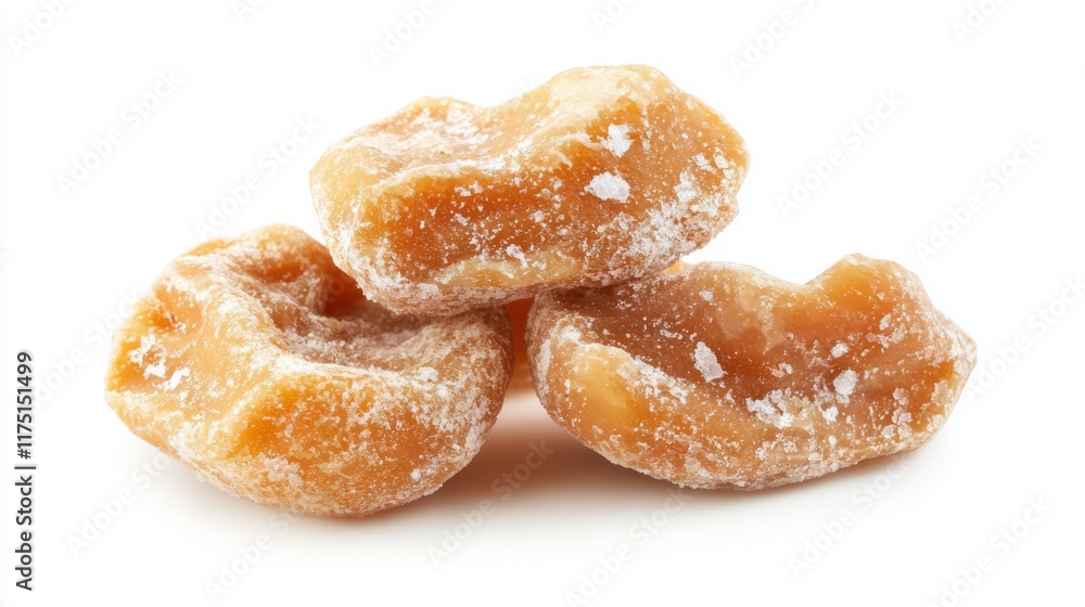 Salted cashew nuts isolated on white background