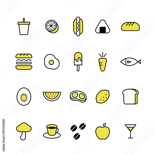 食べ物のアイコン