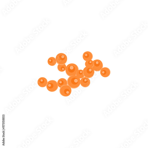 Bacteria Staphylococcus Aureus illustration