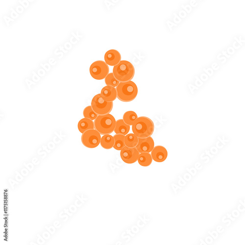 Bacteria Staphylococcus Aureus illustration