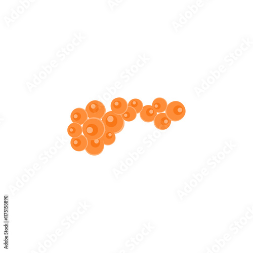 Bacteria Staphylococcus Aureus illustration