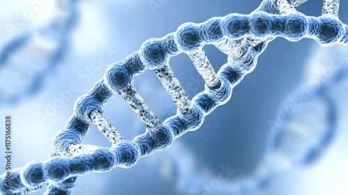 DNA strand macro photography