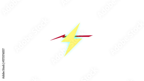 Wallpaper Mural Lightning speed logo icon on white background, Generative AI Torontodigital.ca