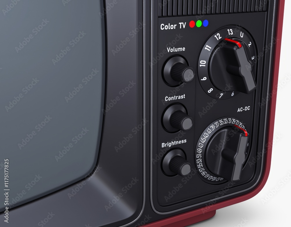 Retro TV design evokes nostalgia for past entertainment eras