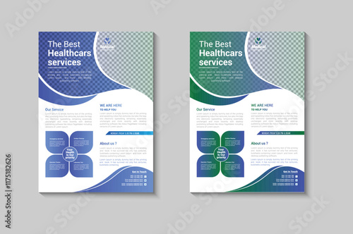  Modern Corporate Medical Flayer Poster Design