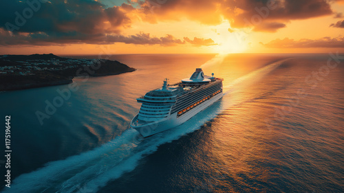 Royal Caribbean's luxurious Mariner of the Seas sailing towards Bermuda's Royal Naval Dockyard