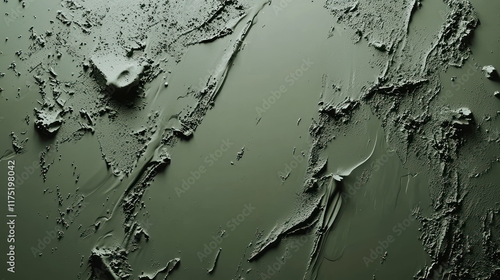 Abstract Green Textured Paint Surface Design Abstract Green Textured Paint Surface Design