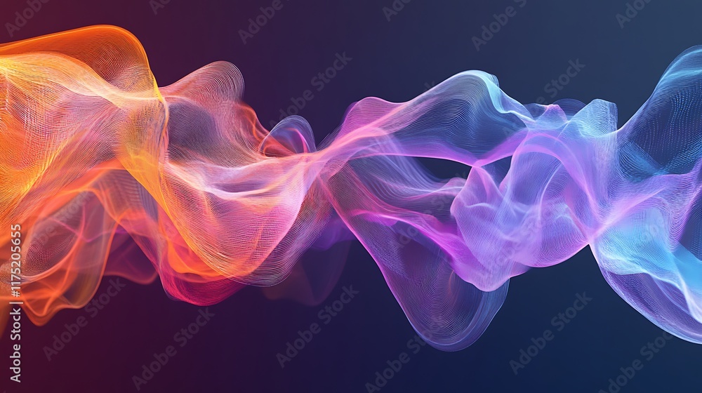 Fototapeta premium An abstract graphic representing InsurTech with digital claims processing and data analytics 