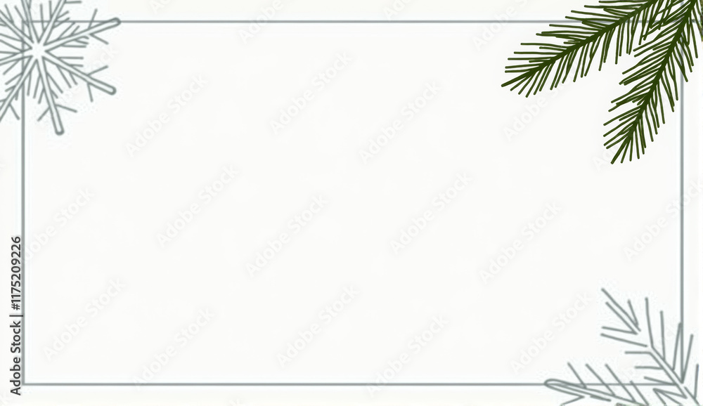 Obraz premium christmas background with fir branches