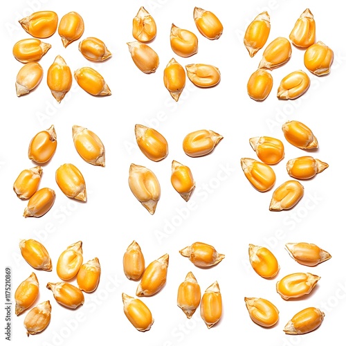 Wallpaper Mural Corn seeds isolated on white background Torontodigital.ca