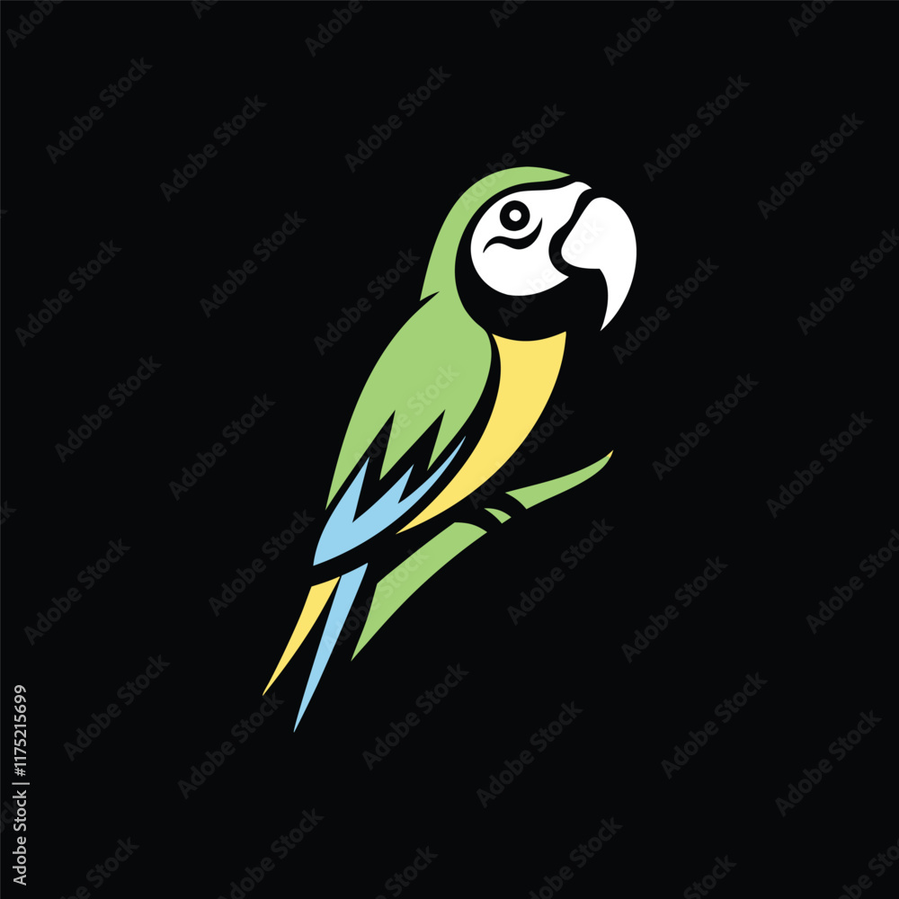 Fototapeta premium parrot.eps