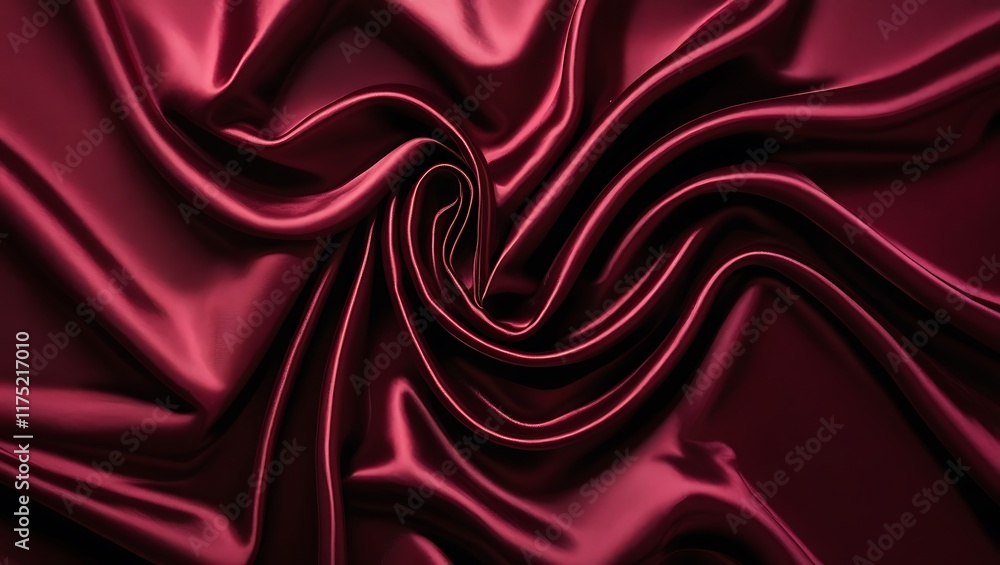 Fototapeta premium Dark red silk background