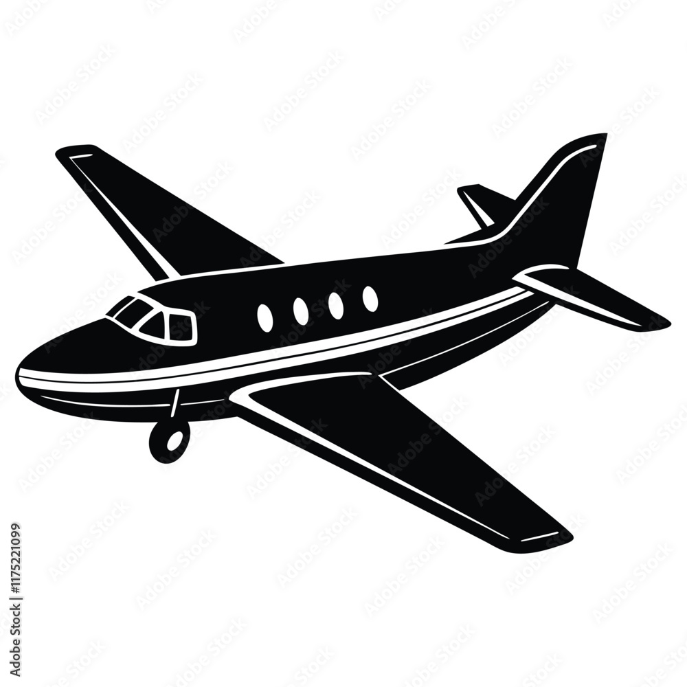 Fototapeta premium privet jet vector file