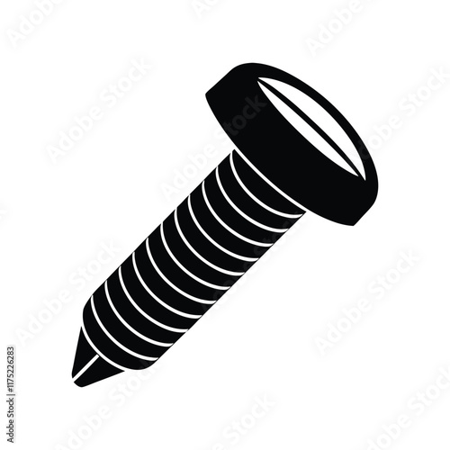 screws icon flat design on white background.eps