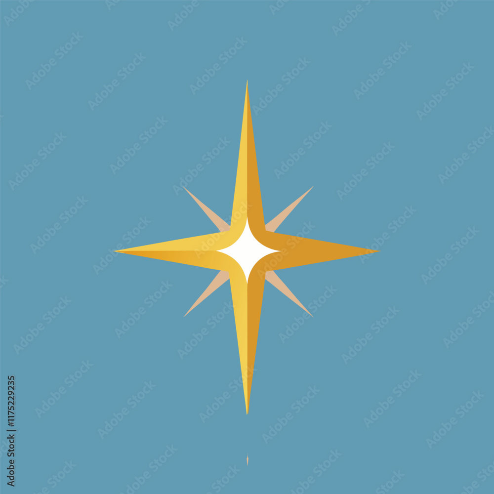 Obraz premium single sparkle star.eps