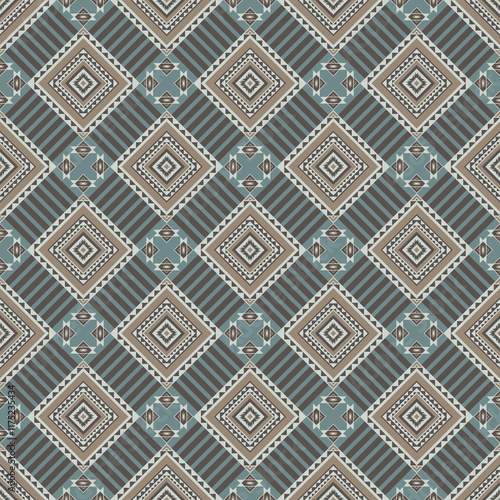 American tribal ethnic native pattern seamless.Traditional Navajo,Aztec,Apache,Southwest and Mexican style fabric pattern.Abstract vector motif pattern.For fabric,clothing,blanket,woven,wrap,decorate.