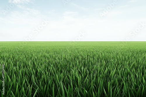 Wallpaper Mural Lush green grass field under bright blue sky during daytime Torontodigital.ca