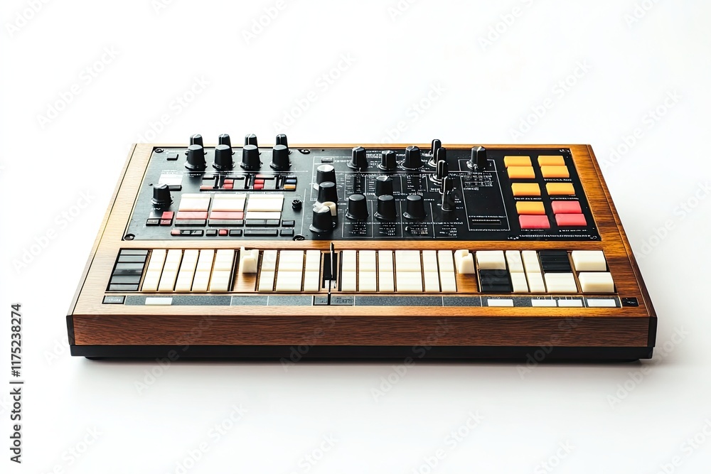 Beat maker isolated on white background Beat maker isolated on white background