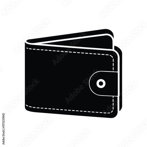 wallet icon on white background.eps